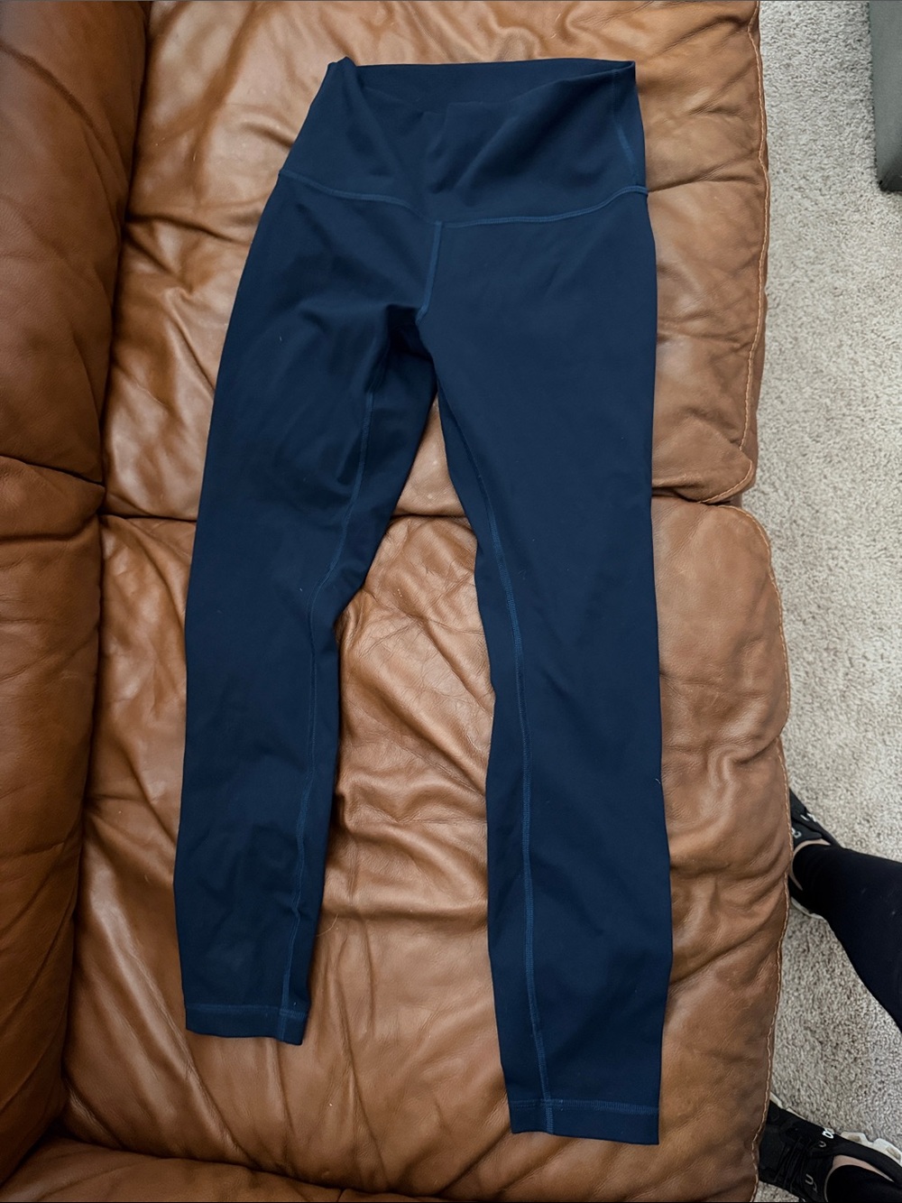 Lululemon Navy High-Waist Active Leggings